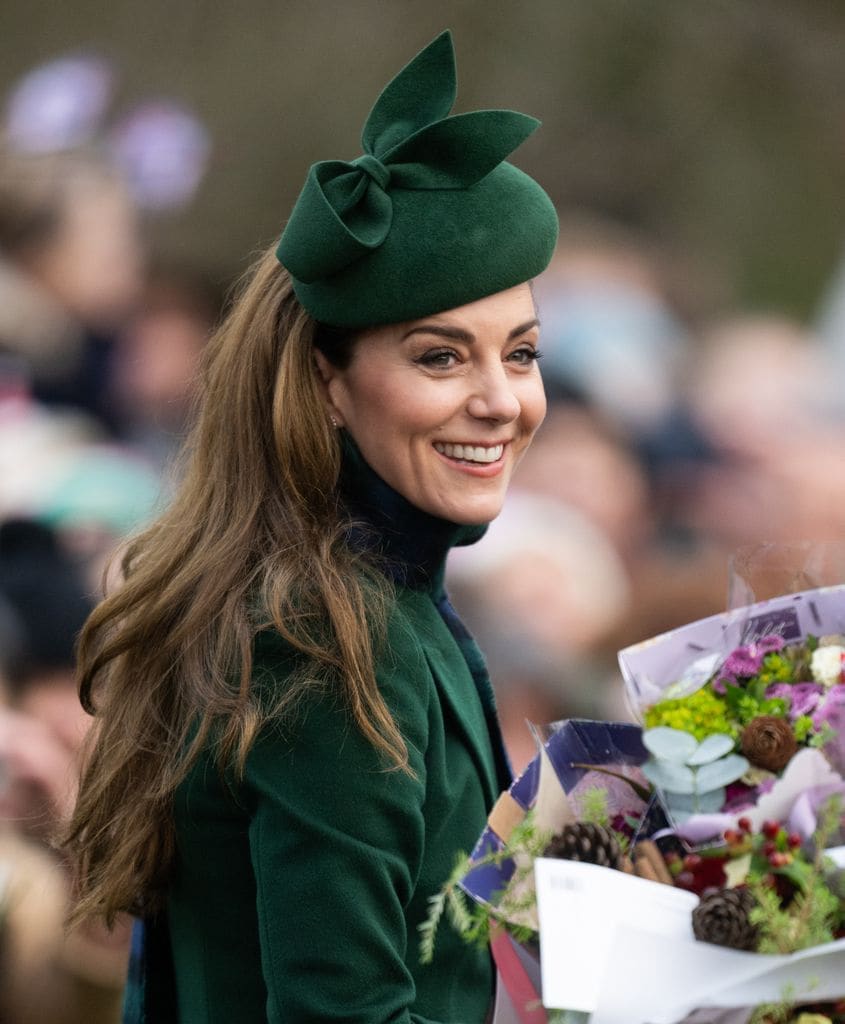 Kate Middleton, princesa de Gales, el día de Navidad en 2024.
