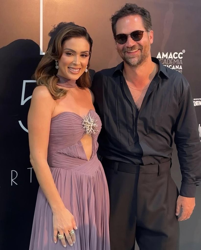 Jacky junto al protagonista de Pedro Páramo, Manuel Rulfo.