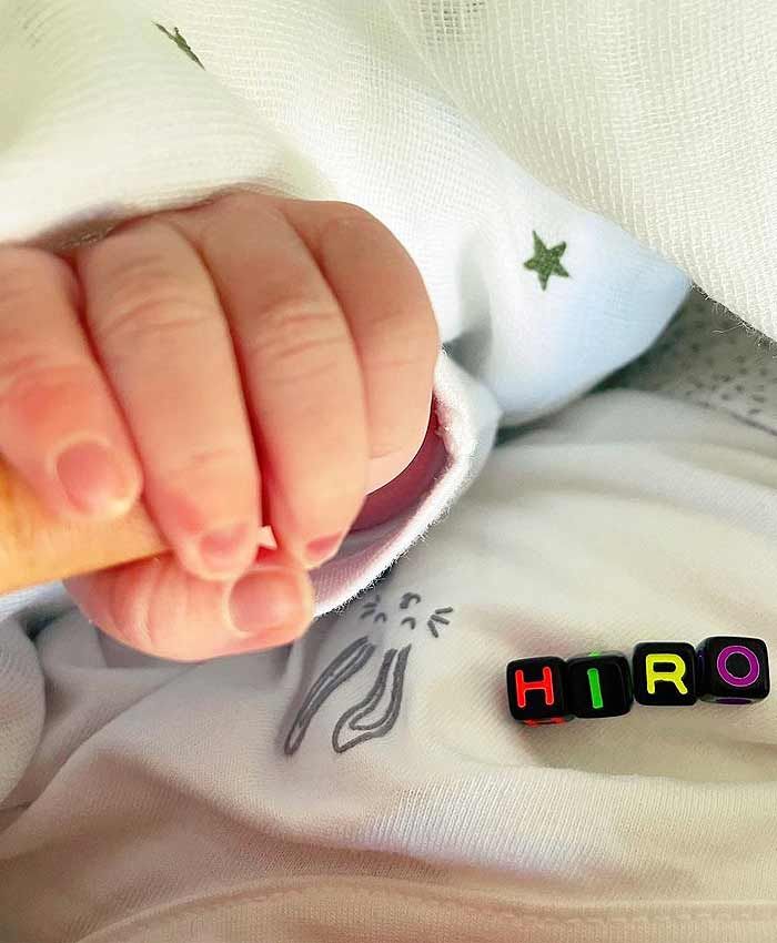 Canco Rodríguez presenta a su hijo