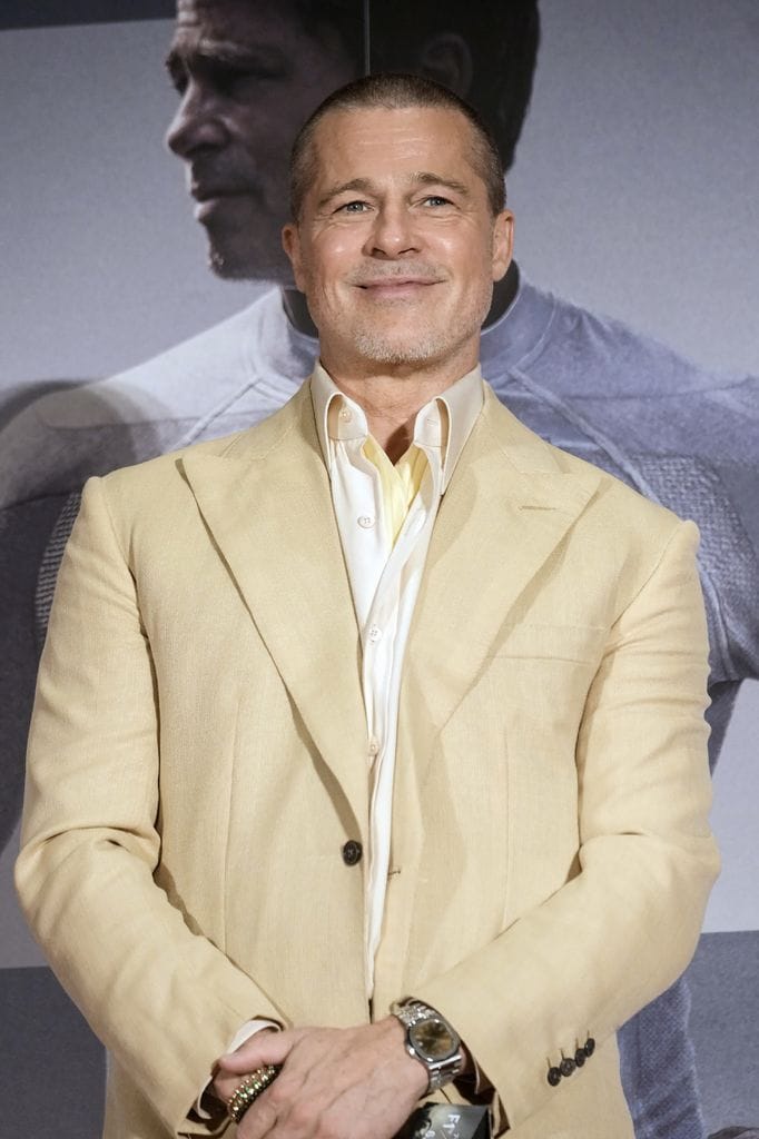 Brad Pitt durante un evento de promoción de la película 'F1: The Movie' en Tokio, Japón. 