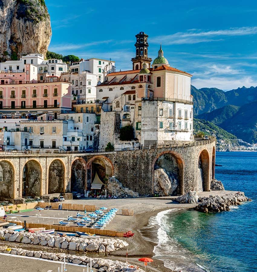 Atrani, en la Costa Amalfitana, la localidad más pequeña de Italia