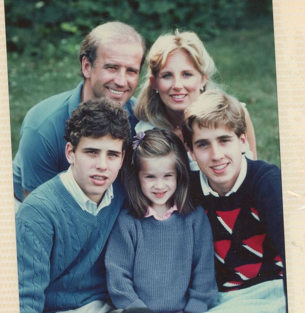 familia de joe biden