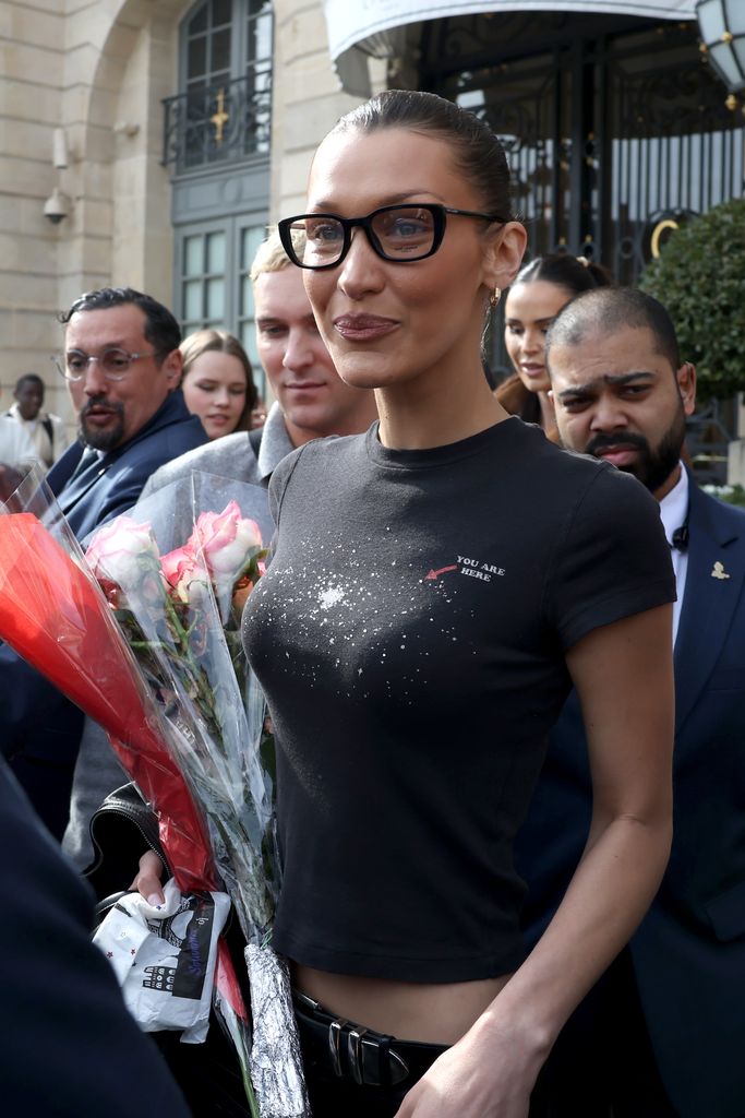 Bella Hadid en Paris Fashion Week