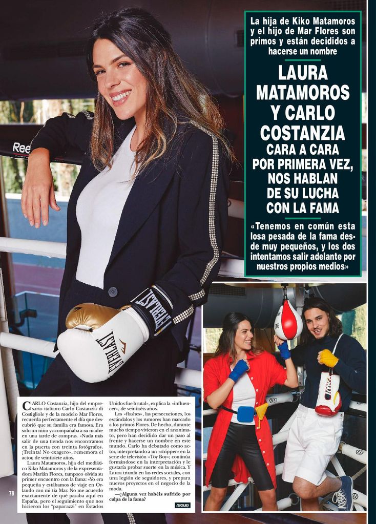 Laura Matamoros y Carlo Costanzia