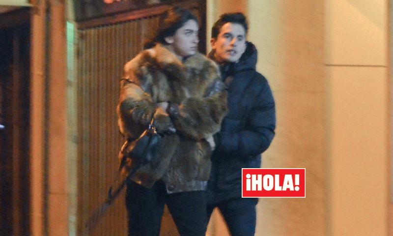 Lucía Rivera y Marc Márquez