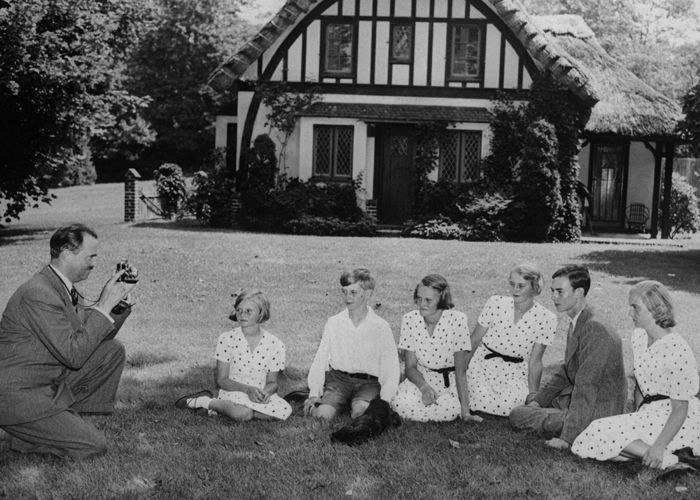 La princesa Maria Gabrielle de Luxemburgo y su familia
