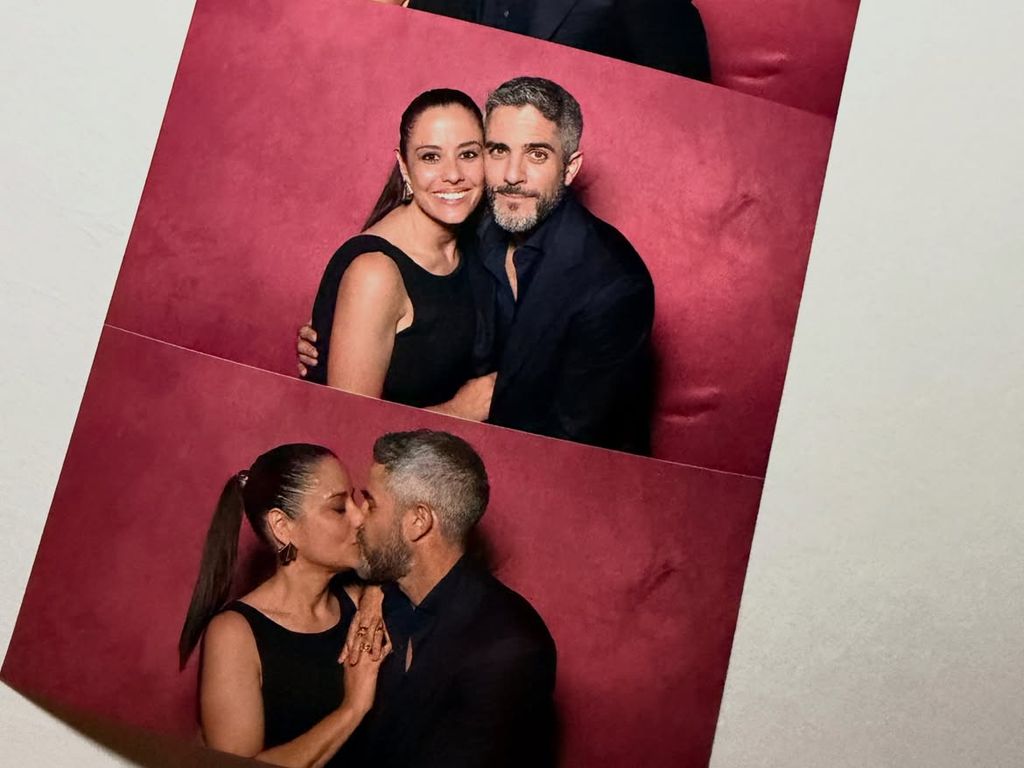 Roberto Leal y Sara Rubio en la boda de dos buenos amigos