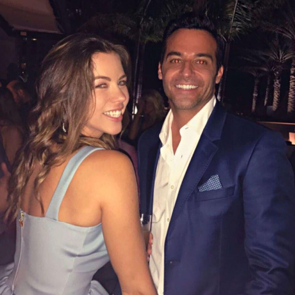 post de ximena duque junto con su marido
