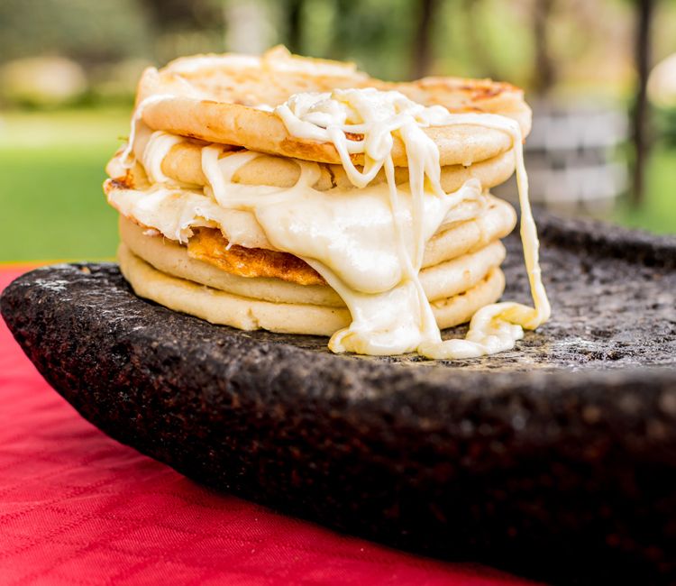 Pupusas con queso