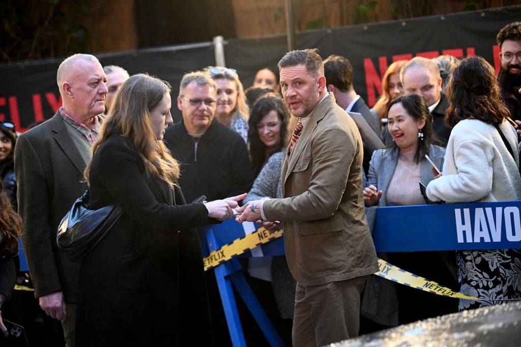 Tom Hardy, en un evento