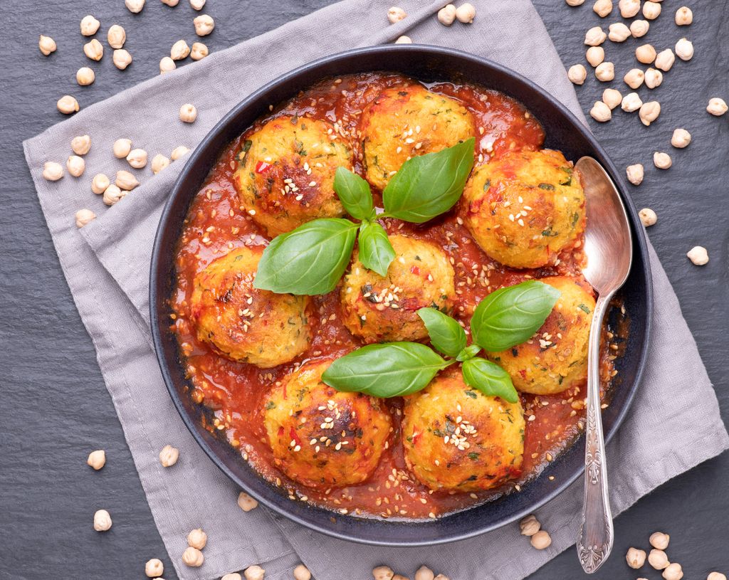 Albóndigas de garbanzo.