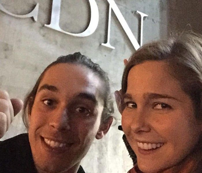 Víctor Elías y Natalia Sánchez en el CDN