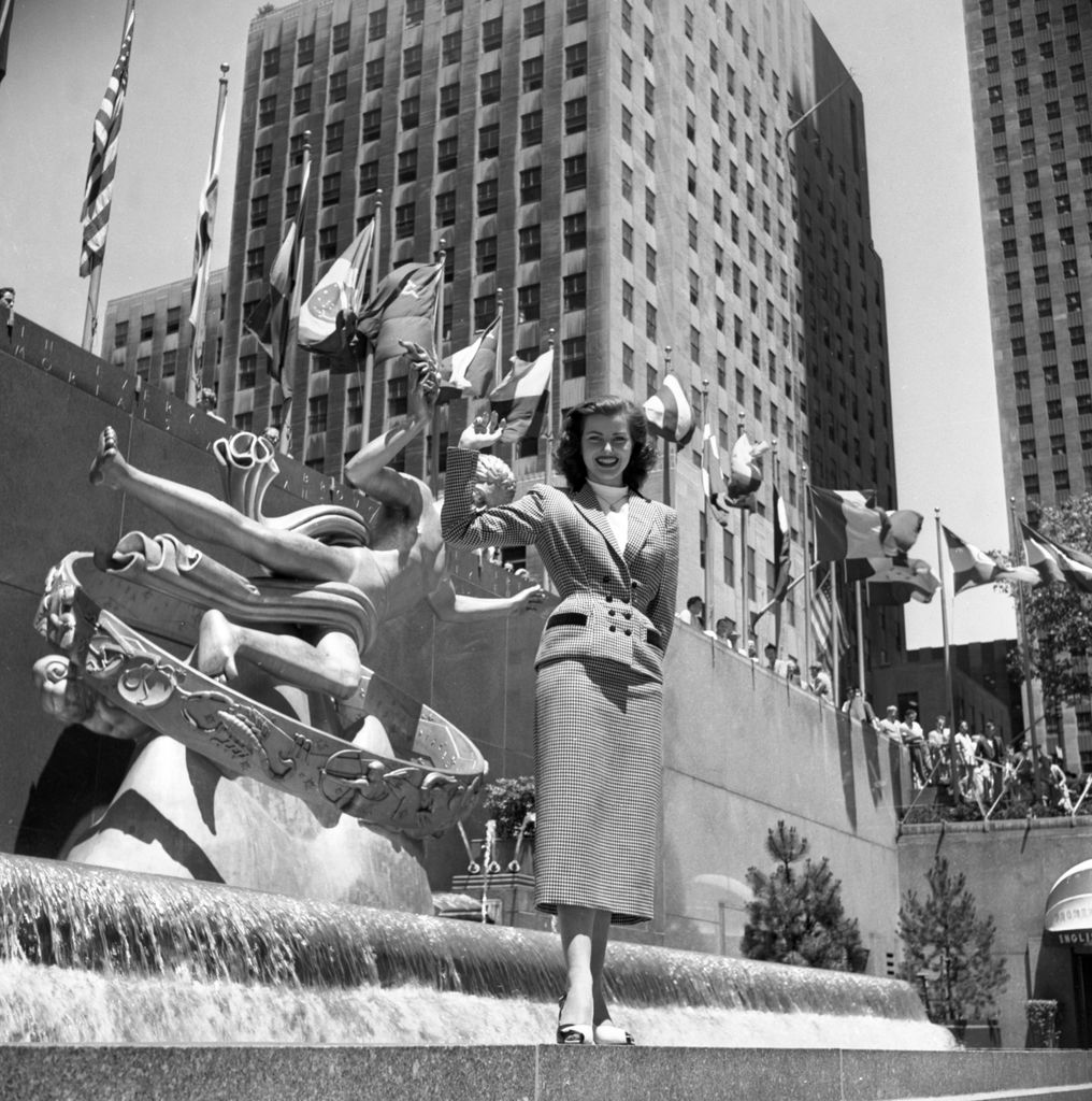 Christiane Martel, Miss Francia, en Nueva York, el 9 de julio de 1953.