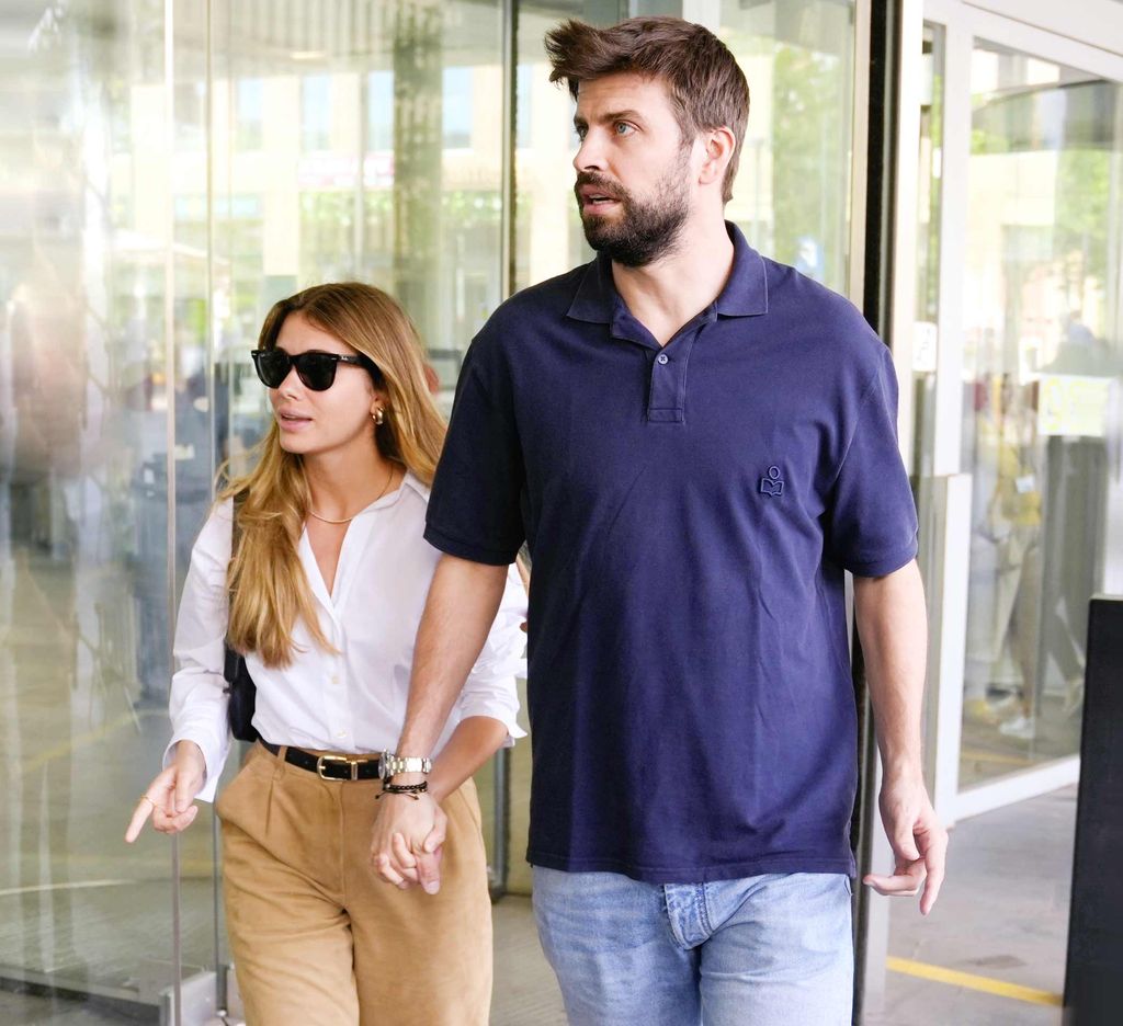 Former soccerplayer Gerard Pique and Clara Chia arriving a trial in Barcelona on Monday 17 June 2024.