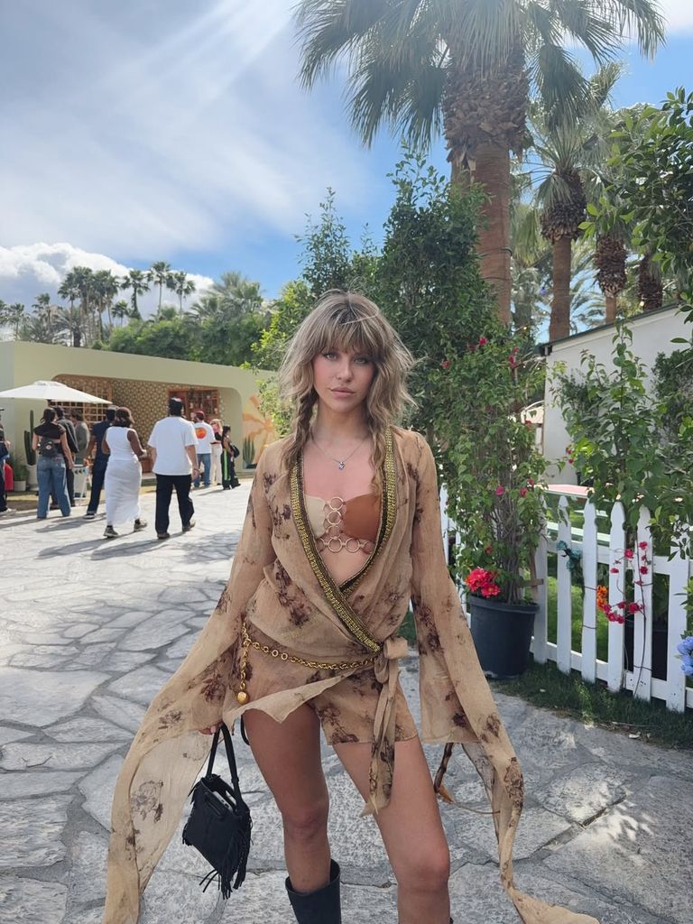 Anita Matamoros en la última edición de Coachella