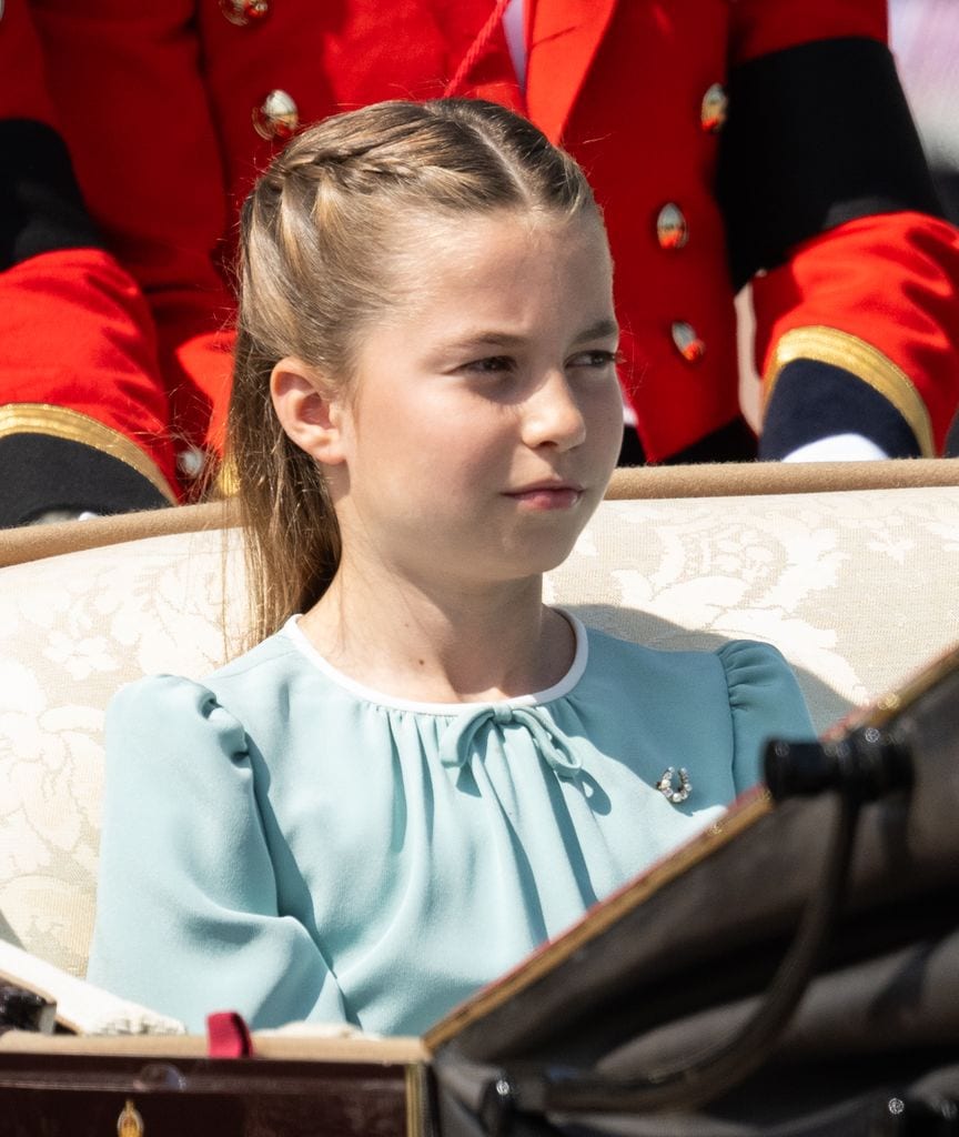 La princesa Charlotte en Trooping The Colour 2025