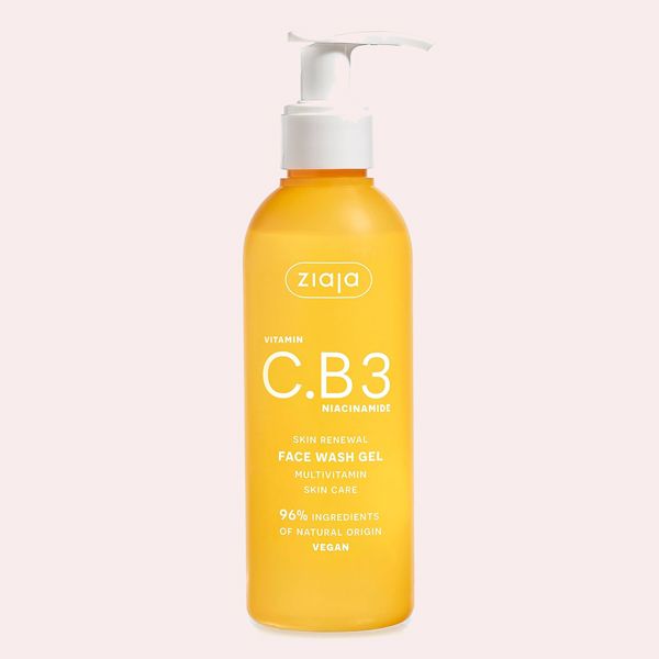 Ziaja Gel limpiador de niacinamida vitamina C.B3