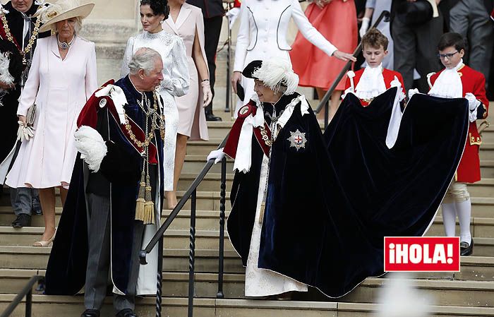 Carlos de Inglaterra e Isabel II 