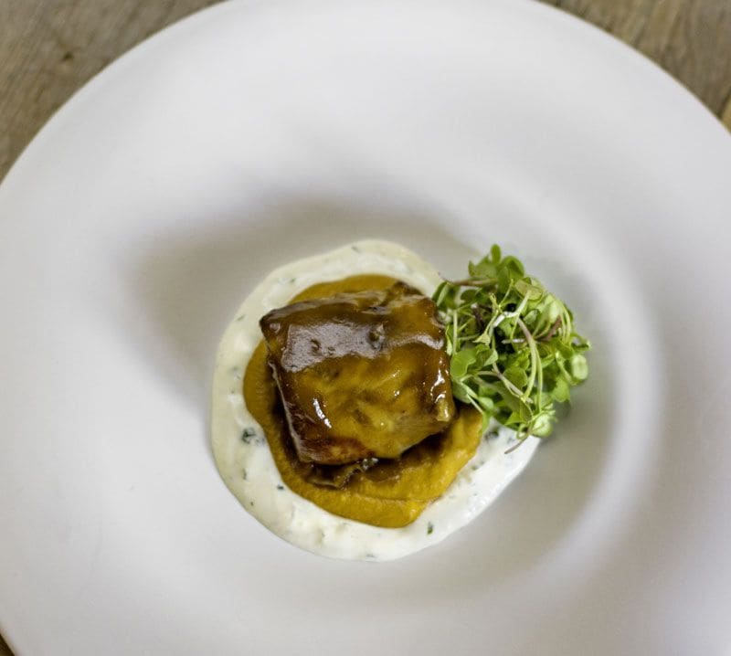 Plato de cordero de Molino de Alcuneza