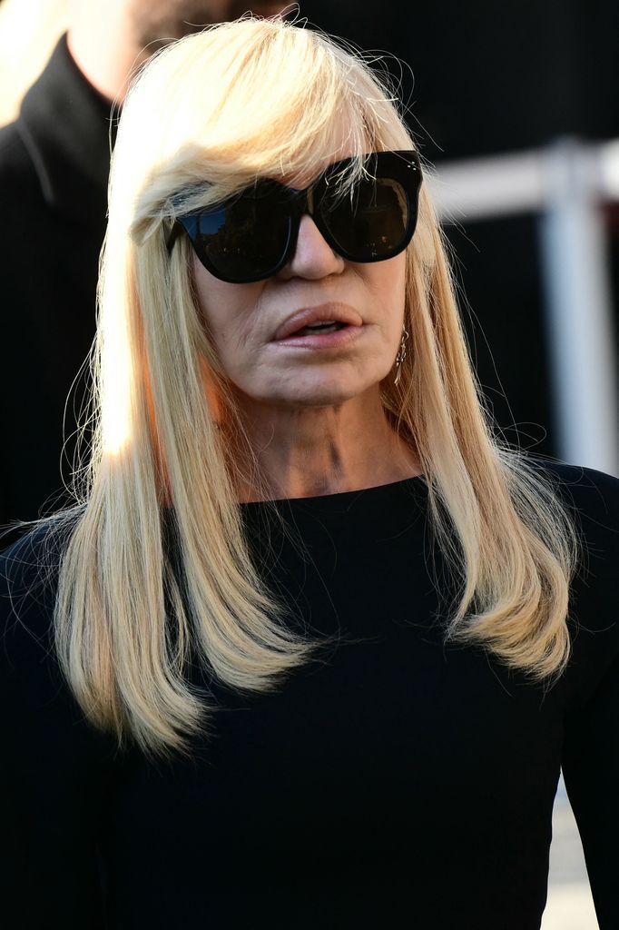 La diseñadora Donatella Versace