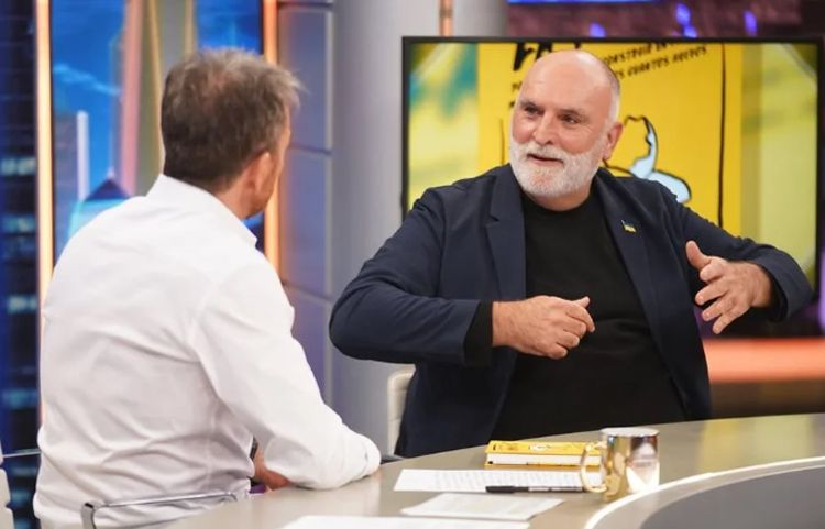 José Andrés, durante una visita anterior a El Hormiguero. 