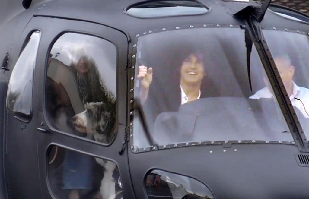 La pareja estaba muy contenta con esta visita a Londres 