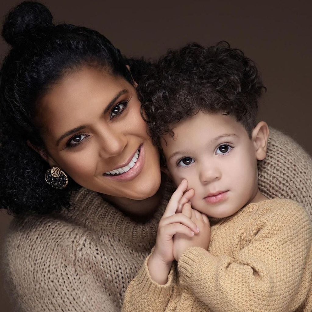 Francisca y su hijo, Gennaro