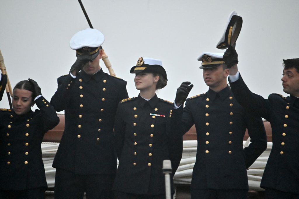 La princesa Leonor llega a Valparaíso (Chile) en Elcano en abril de 2025