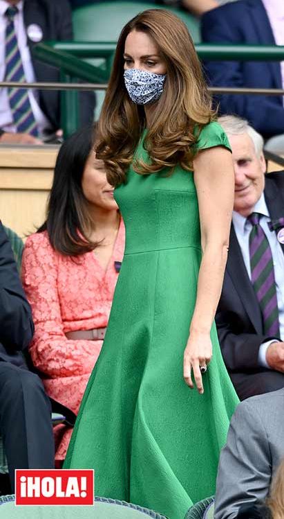 Kate Middleton reaparece en Wimbledon tras unos días de cuarentena