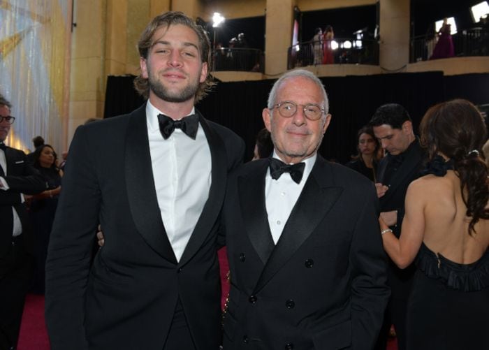 eli meyer y su padre ron meyer en los Oscar