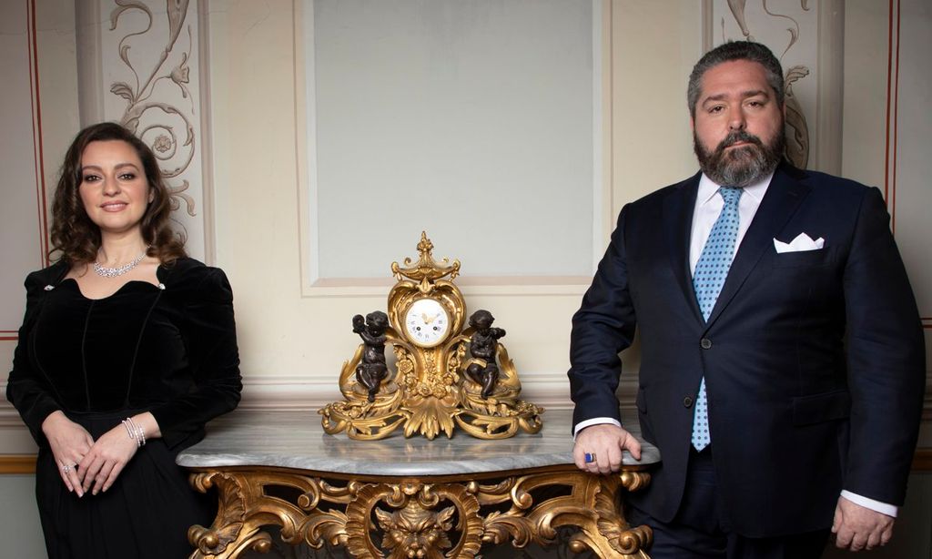 Rebecca Bettarini y Jorge Romanov