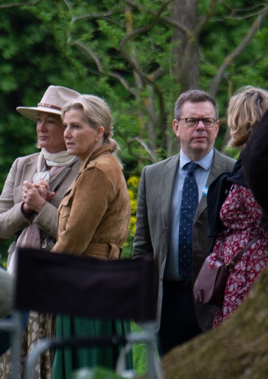 Sophie de Edimburgo con unos amigos 