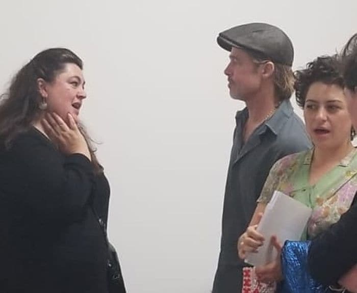 Brad Pitt y Alia Shawkat 