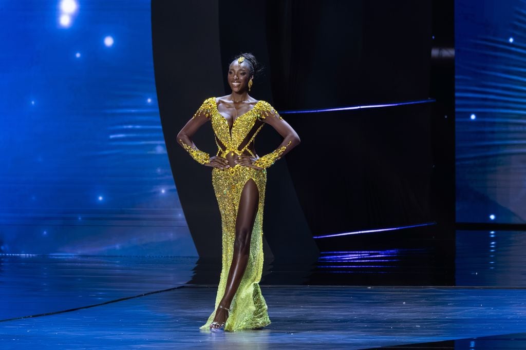  Miss Costa de Marfil, Olivia Yacé, brilló durante la competencia t fue la favorita de muchos.