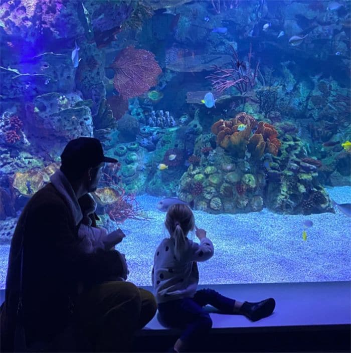 Manuel Carrasco y su hija Chloe: visita al acuario ¡y mucho amor!