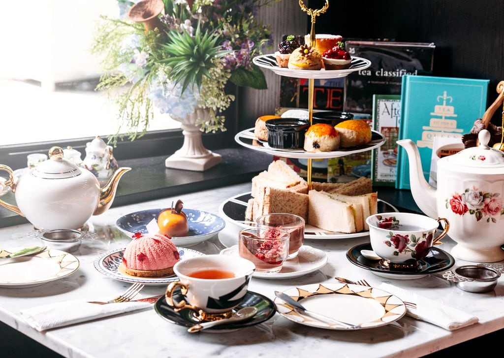 Típico Afternoon tea inglés.