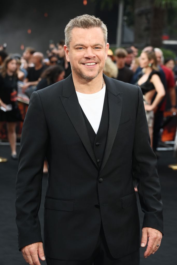 Matt Damon en la premiere de 'Oppenheimer'