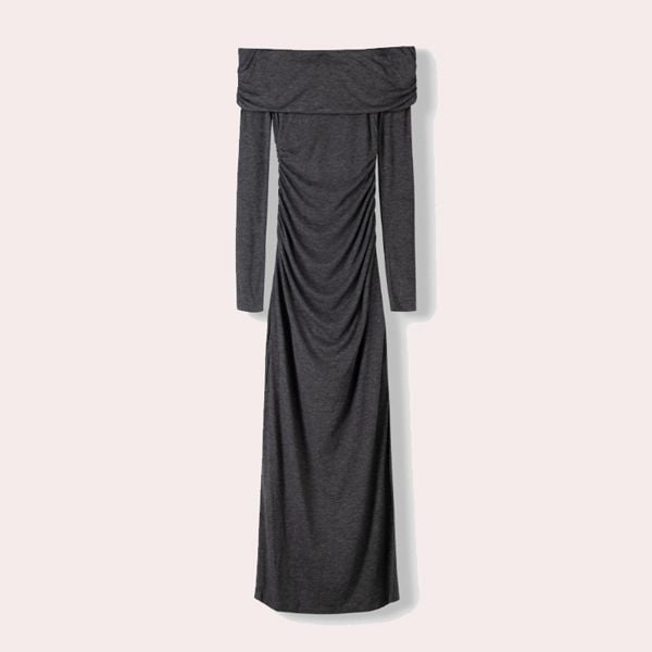 Vestido midi bardot