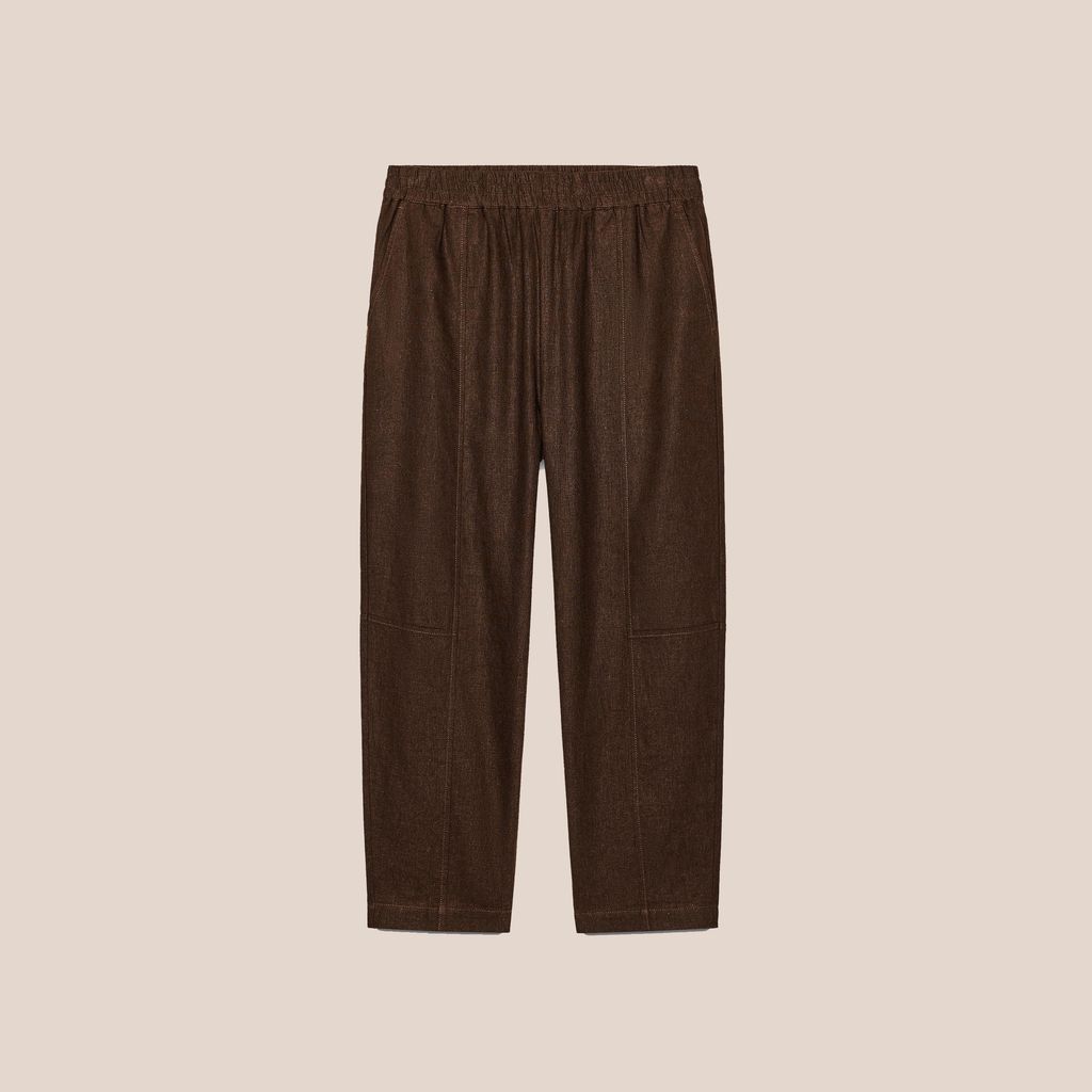 PANTALÓN BOMBACHO CON LINO