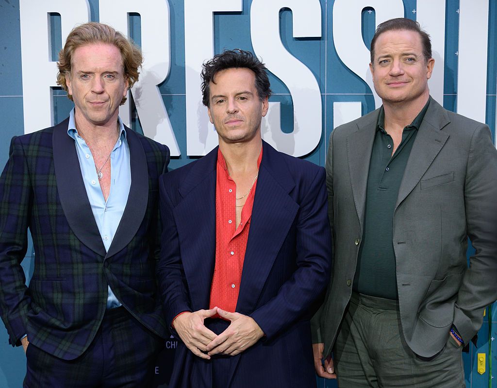  Damian Lewis, Andrew Scott y Brendan Fraser en la premiere europea de "Pressure" celebrada en Londres