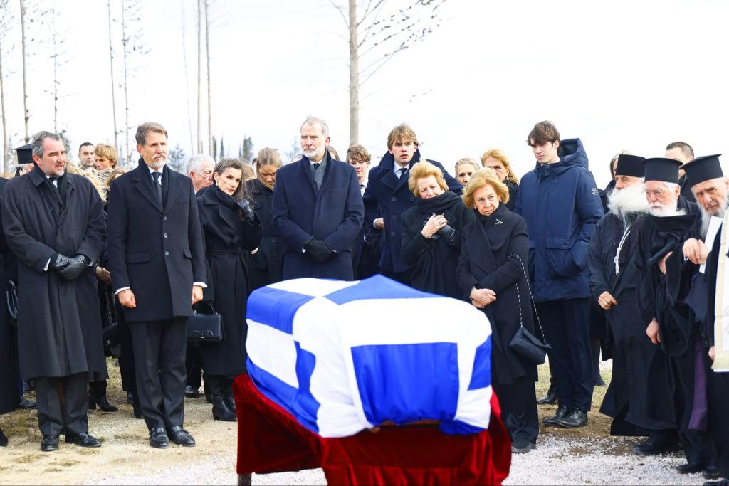 Sepelio por la hermana de la reina Sofía