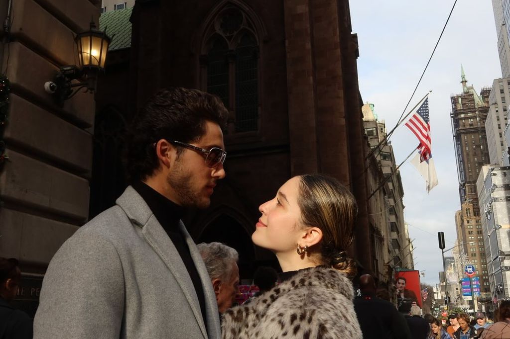 Mía Rubín y su novio Tarik Othón.