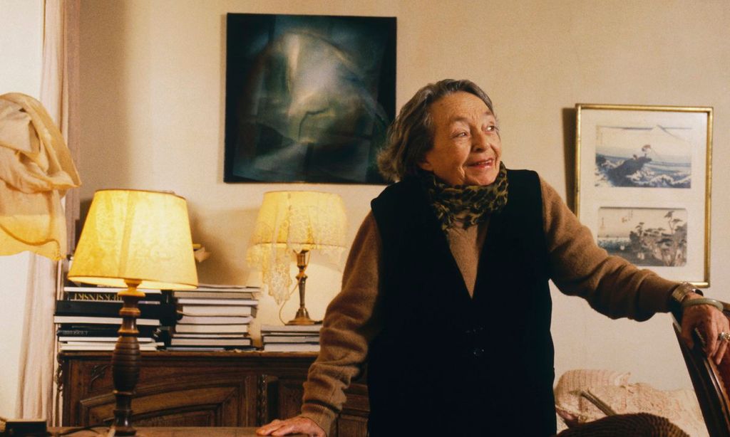 Writer Marguerite Duras at Home