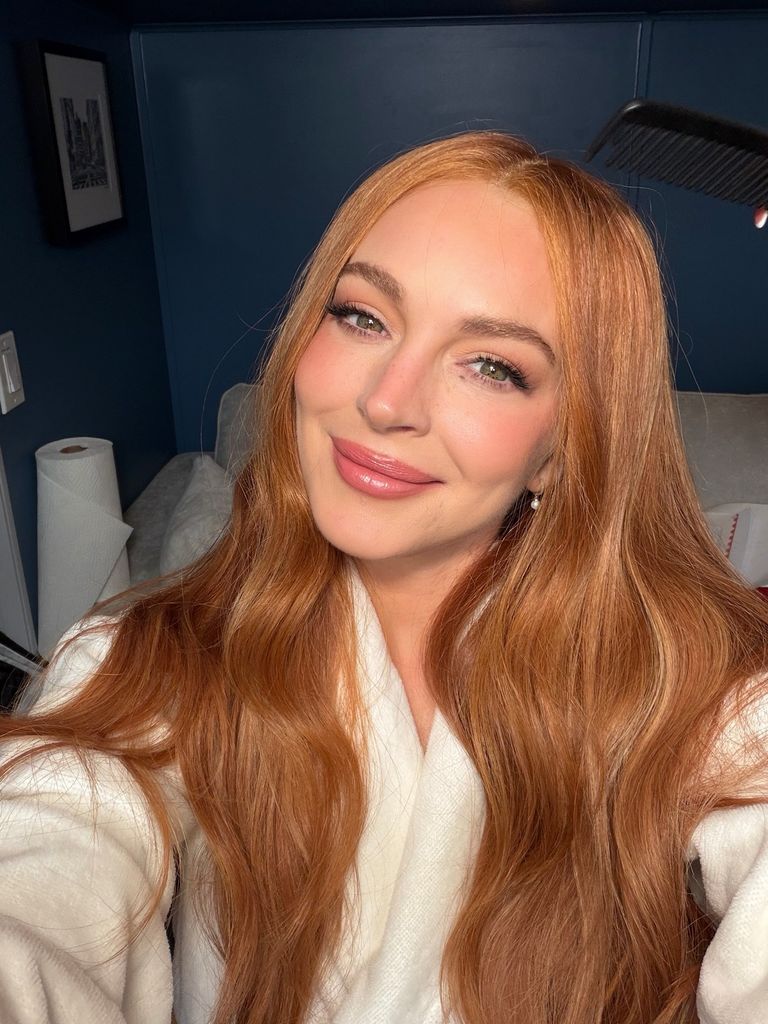 Lindsay Lohan recupera su melena pelirroja gracias a Danielle Priano