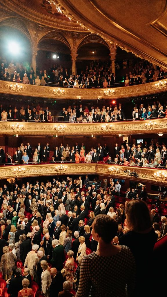 El interior de la Ópera Real de Estocolmo