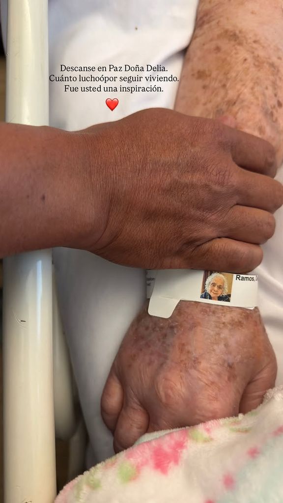 Águeda López también le dedicó unas palabras a la abuela de Fonsi.