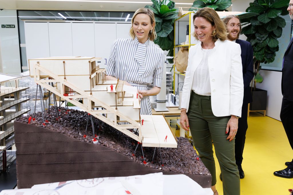 Charlene de Mónaco durante su estancia en la capital