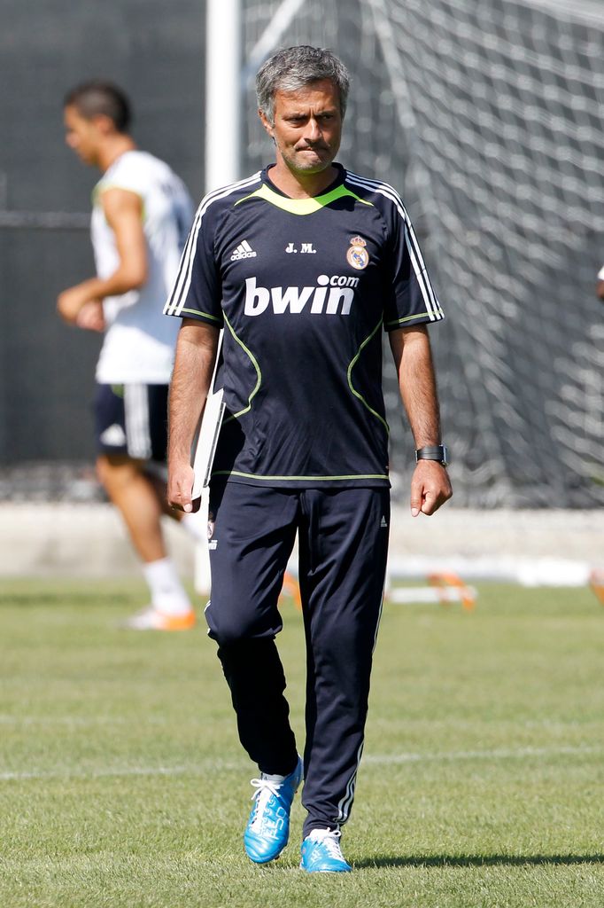José Mourinho, tras fichar por el Real Madrid en 2010.