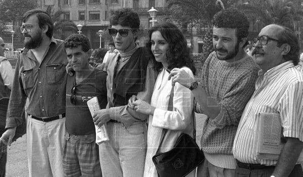 La foto compartida por Banderas en recuerdo de aquel rodaje