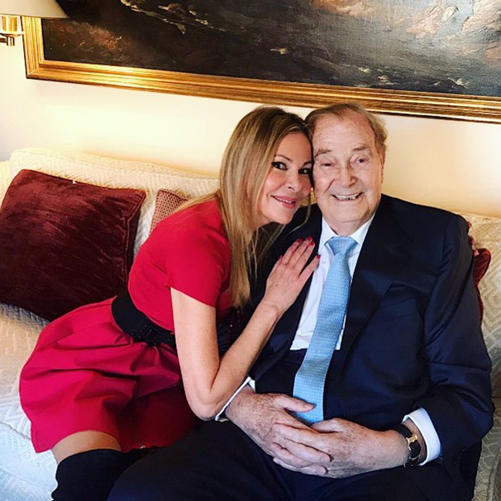 Ana Obregón y su padre, Antonio García